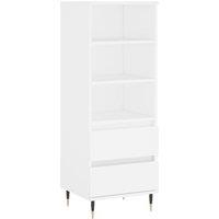 Berkfield Home Highboard White 40x36x110 cm Engineered Wood | Size: 40 x 36 x 110 cm