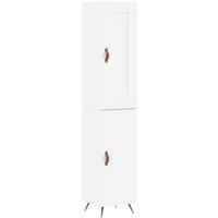 Berkfield Home Highboard White 34.5x34x180 cm Engineered Wood