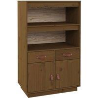 Berkfield Home Highboard Honey Brown 67x40x108.5 cm Solid Wood Pine