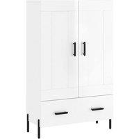 Berkfield Home Highboard High Gloss White 69.5x31x115 cm Engineered Wood