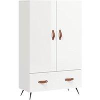 Berkfield Home Highboard High Gloss White 69.5x31x115 cm Engineered Wood