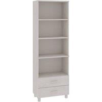 Berkfield Home Highboard HAMAR White 60x35x180 cm Solid Wood Pine | Size: 60 x 35 x 180 cm