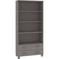Berkfield Home Highboard HAMAR Solid Wood Pine Light Grey