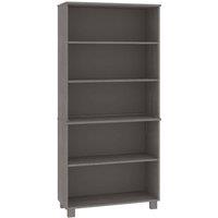 Berkfield Home Highboard HAMAR Solid Wood Pine Light Grey