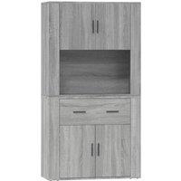 Berkfield Home Highboard Grey Sonoma Engineered Wood