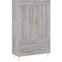 Berkfield Home Highboard Grey Sonoma 69.5x31x115 cm Engineered Wood