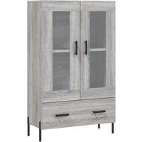 Berkfield Home Highboard Grey Sonoma 69.5x31x115 cm Engineered Wood
