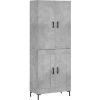 Berkfield Home Highboard Concrete Grey 69.5x34x180 cm Engineered Wood