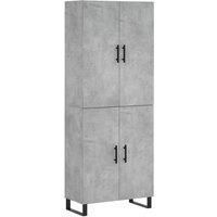 Berkfield Home Highboard Concrete Grey 69.5x34x180 cm Engineered Wood