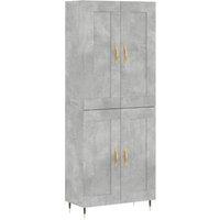 Berkfield Home Highboard Concrete Grey 69.5x34x180 cm Engineered Wood