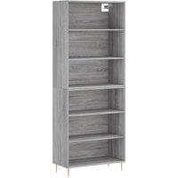 Berkfield Home Highboard Concrete Grey 69.5x32.5x180 cm Engineered Wood