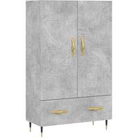 Berkfield Home Highboard Concrete Grey 69.5x31x115 cm Engineered Wood