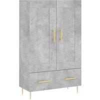 Berkfield Home Highboard Concrete Grey 69.5x31x115 cm Engineered Wood