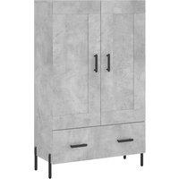 Berkfield Home Highboard Concrete Grey 69.5x31x115 cm Engineered Wood