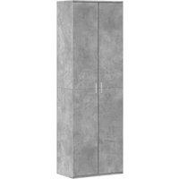 Berkfield Home Highboard Concrete Grey 60x35x180 cm Engineered Wood | Size: 60 x 35 x 180 cm