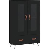 Berkfield Home Highboard Black 69.5x31x115 cm Engineered Wood