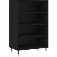 Berkfield Home Highboard Black 57x35x90 cm Engineered Wood | Size: 57 x 35 x 90 cm