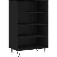 Berkfield Home Highboard Black 57x35x90 cm Engineered Wood | Size: 57 x 35 x 90 cm