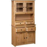 Berkfield Home Highboard 93x40.5x180 cm Solid Pine Panama Range in Brown