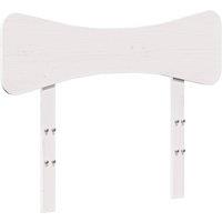 Berkfield Home Headboard White 100 cm Solid Wood Pine