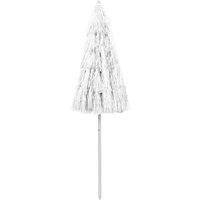 Berkfield Home Hawaii Beach Umbrella White 240 cm