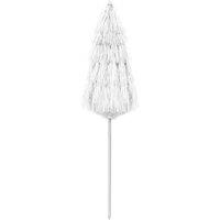 Berkfield Home Hawaii Beach Umbrella White 180 cm