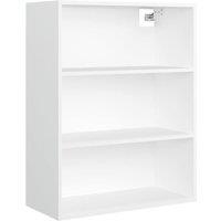 Berkfield Home Hanging Wall Cabinet White 69.5x32.5x90 cm