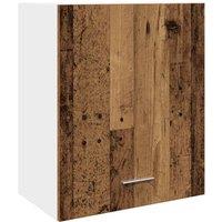Berkfield Home Hanging Cabinet Old Wood 50x31x60 cm Engineered Wood in Brown | Size: 50 x 31 x 60 cm
