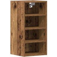 Berkfield Home Hanging Cabinet Old Wood 30x29.5x60 cm Engineered Wood in Brown
