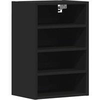 Berkfield Home Hanging Cabinet Black 40x29.5x60 cm Engineered Wood