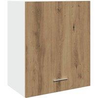 Berkfield Home Hanging Cabinet Artisan Oak 50x31x60 cm Engineered Wood in Brown | Size: 50 x 31 x 60 cm