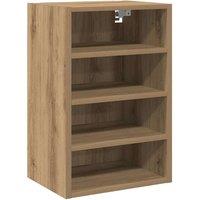 Berkfield Home Hanging Cabinet Artisan Oak 40x29.5x60 cm Engineered Wood in Brown