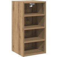 Berkfield Home Hanging Cabinet Artisan Oak 30x29.5x60 cm Engineered Wood in Brown