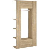 Berkfield Home Hallway Cabinets 2 pcs Sonoma Oak Engineered Wood in Brown
