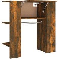 Berkfield Home Hallway Cabinet Smoked Oak 97.5x37x99 cm Engineered Wood in Brown