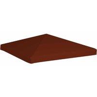 Berkfield Home Gazebo Top Cover 310 g/m 3x3 m Terracota in Brown