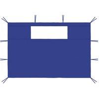 Berkfield Home Gazebo Sidewalls with Windows 2 pcs Blue