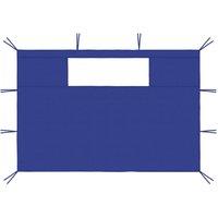 Berkfield Home Gazebo Sidewalls with Windows 2 pcs Blue