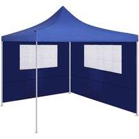 Berkfield Home Gazebo Sidewall with Windows 4x2 m Blue