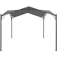 Berkfield Home Gazebo 4x4 m Anthracite in Black