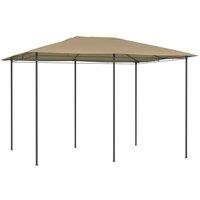 Berkfield Home Gazebo 3x4x2.6 m Taupe 160 g/m in Beige