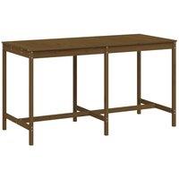 Berkfield Home Garden Table Honey Brown 203.5x90x110 cm Solid Wood Pine