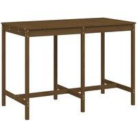 Berkfield Home Garden Table Honey Brown 159.5x82.5x110 cm Solid Wood Pine