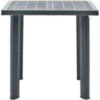 Berkfield Home Garden Table Green 80x75x72 cm Plastic | Size: 80 x 75 x 72 cm