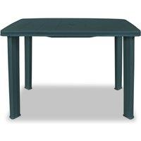 Berkfield Home Garden Table Green 101x68x72 cm Plastic | Size: 101 x 68 x 72 cm