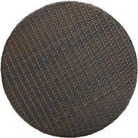 Berkfield Home Garden Table Brown 75.5x106 cm Poly Rattan
