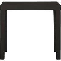 Berkfield Home Garden Table Anthracite 79x65x72 cm Plastic in Black | Size: 79 x 65 x 72 cm