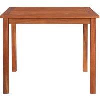Berkfield Home Garden Table 85x85x74 cm Solid Acacia Wood in Brown | Size: 85 x 85 x 74 cm