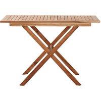 Berkfield Home Garden Table 110x67x74 cm Solid Acacia Wood in Brown | Size: 110 x 67 x 74 cm