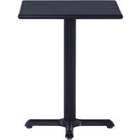 Berkfield Home Garden Table Black 60x60x75 cm | Size: 60 x 60 x 75 cm